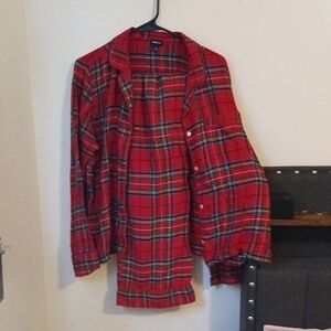 Gap Body Two Piece Flannel Pajamas Set